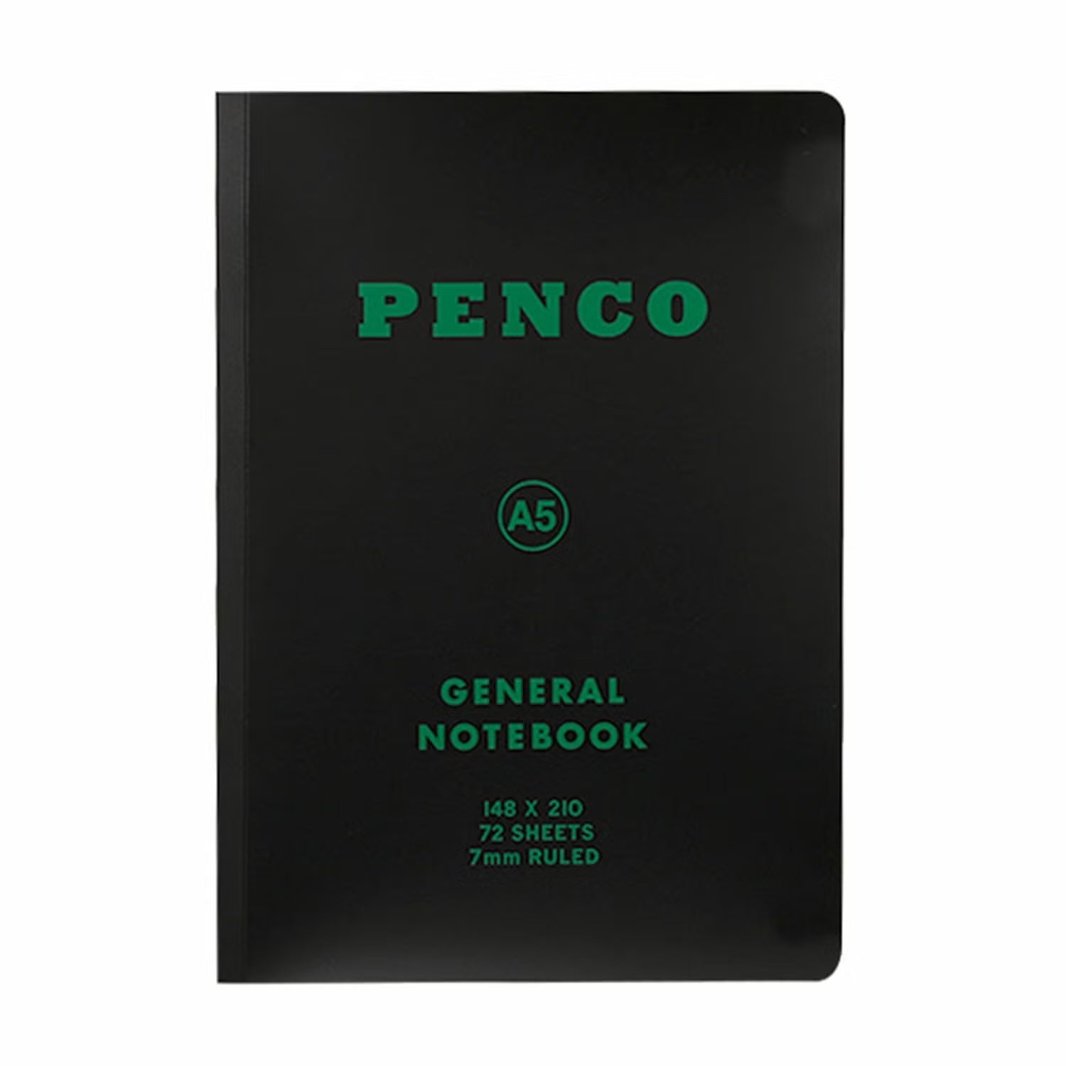 Penco Soft PP Notebook A5 Ruled Black