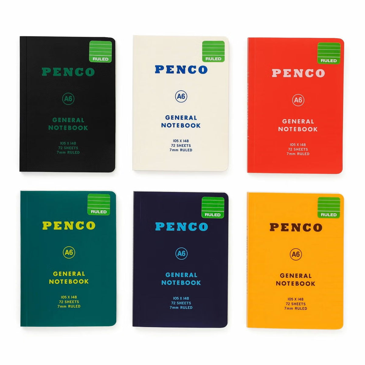 Penco Soft PP Notebook A6 Ruled – A Timeless Everyday Notebook (3 colours)