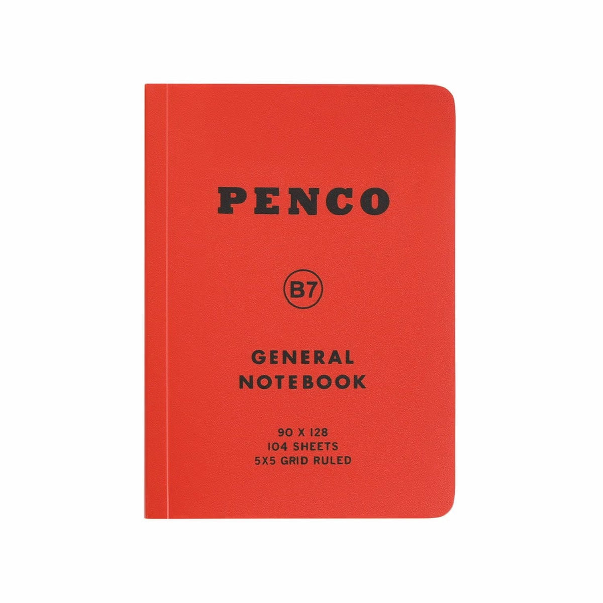 Penco Soft PP Notebook B7 Grid – Compact Notebook for Everyday Notes (3 colours)