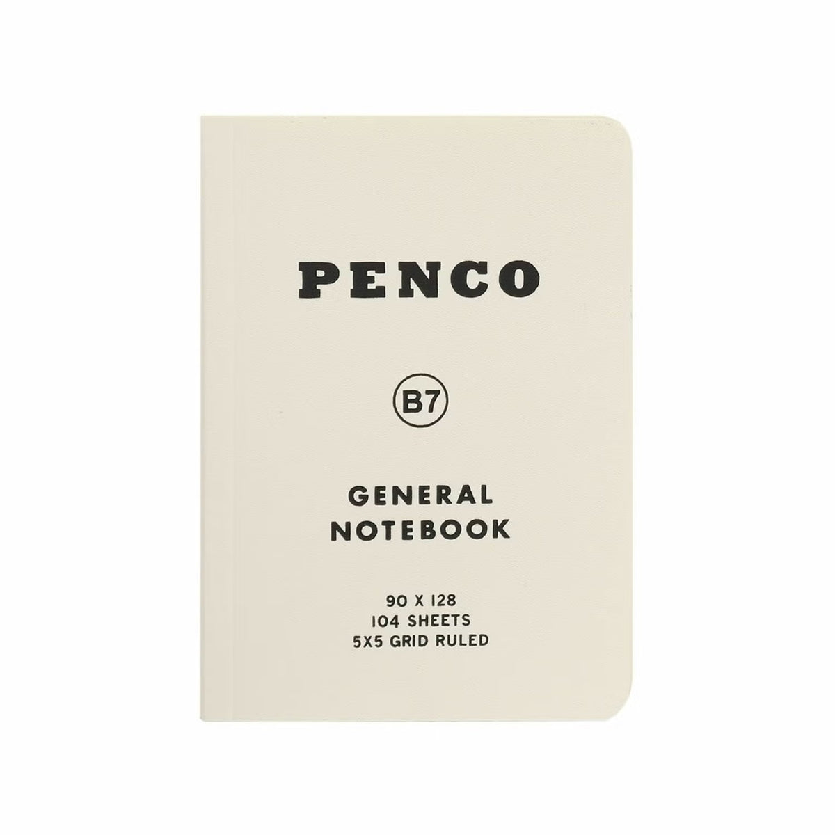 Penco Soft PP Notebook B7 Grid – Compact Notebook for Everyday Notes (3 colours)