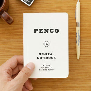 Penco Soft PP Notebook B7 Grid – Compact Notebook for Everyday Notes (3 colours)