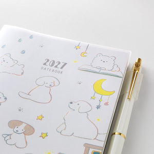 MIDORI Pocket Diary 2027 – B6 – Dog