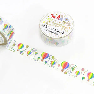Shinzi Katoh - Washi tape (Hologram foil) - Rainbow balloon
