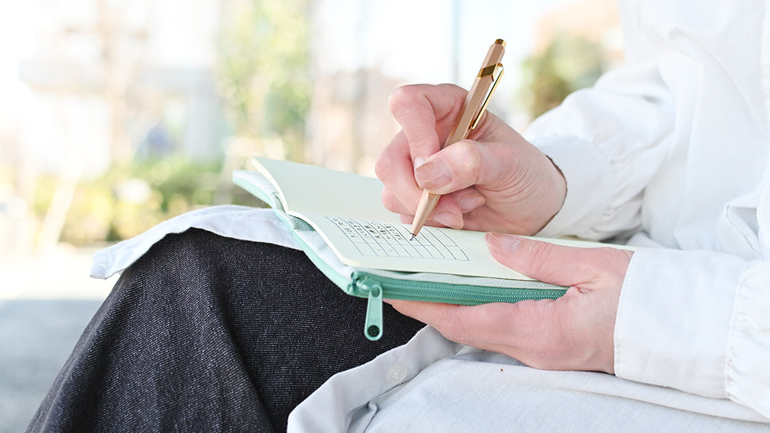 Yamamoto Paper RO-BIKI NOTE CANVAS COVER (mint green)