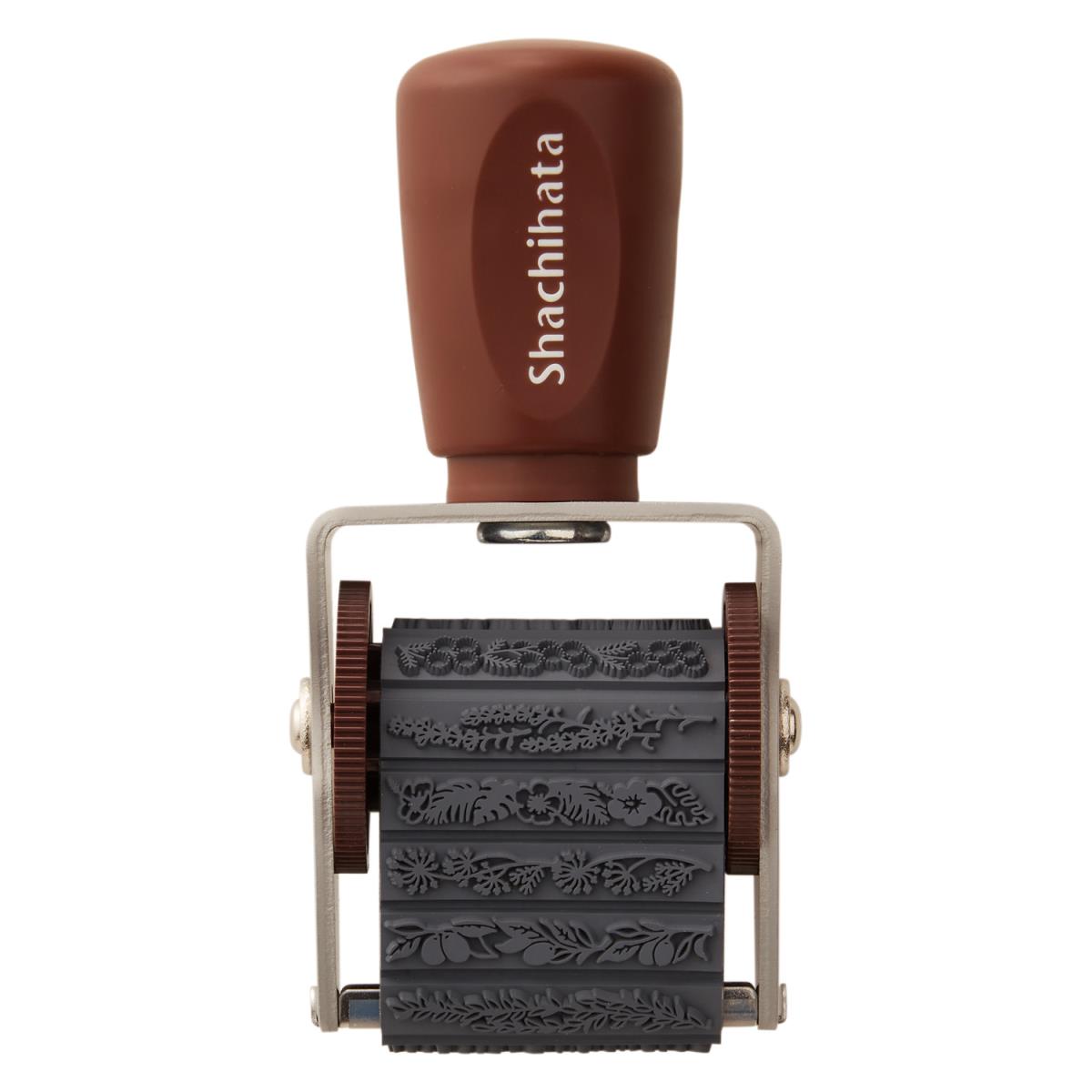 Shachihata Rotating decoration stamp (2 patterns - regular size) - NOMADO Store 
