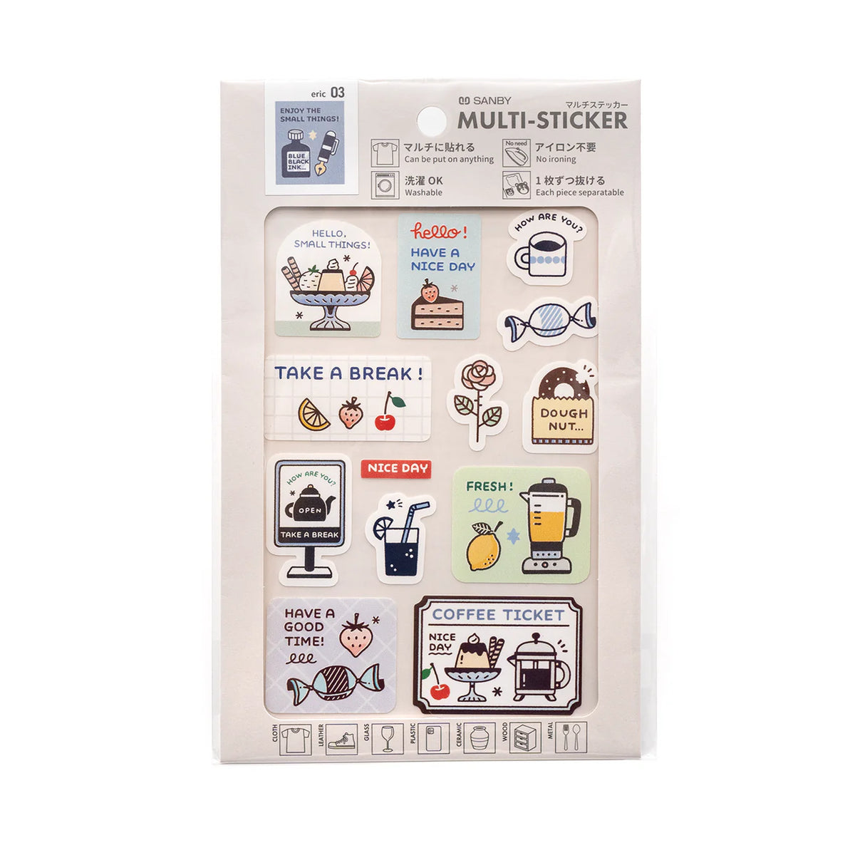 Sanby x Eric - Multi stickers (6 patterns)