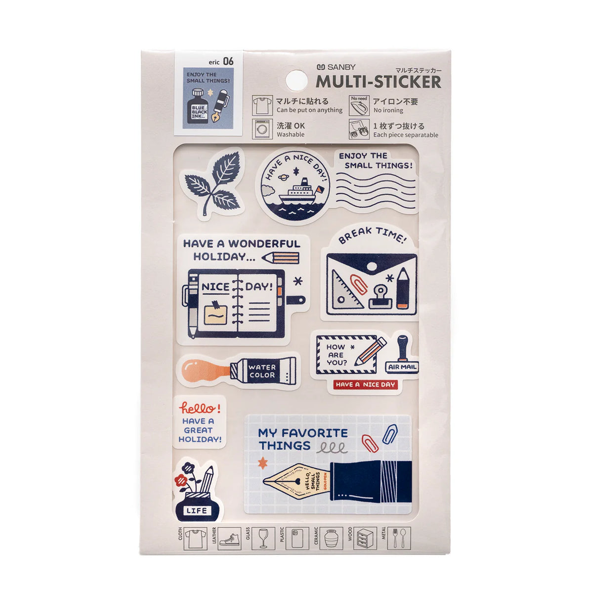 Sanby x Eric - Multi stickers (6 patterns)