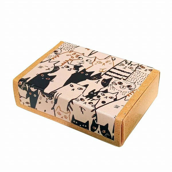 Shinzi Katoh Petit Masking Tape Box – Cats - 5 Mini Washi Tapes