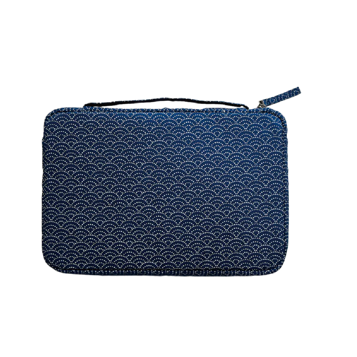 Kyoku Haku Seigaiha wave - 10 piece pen case with notebook slot - NOMADO Store 
