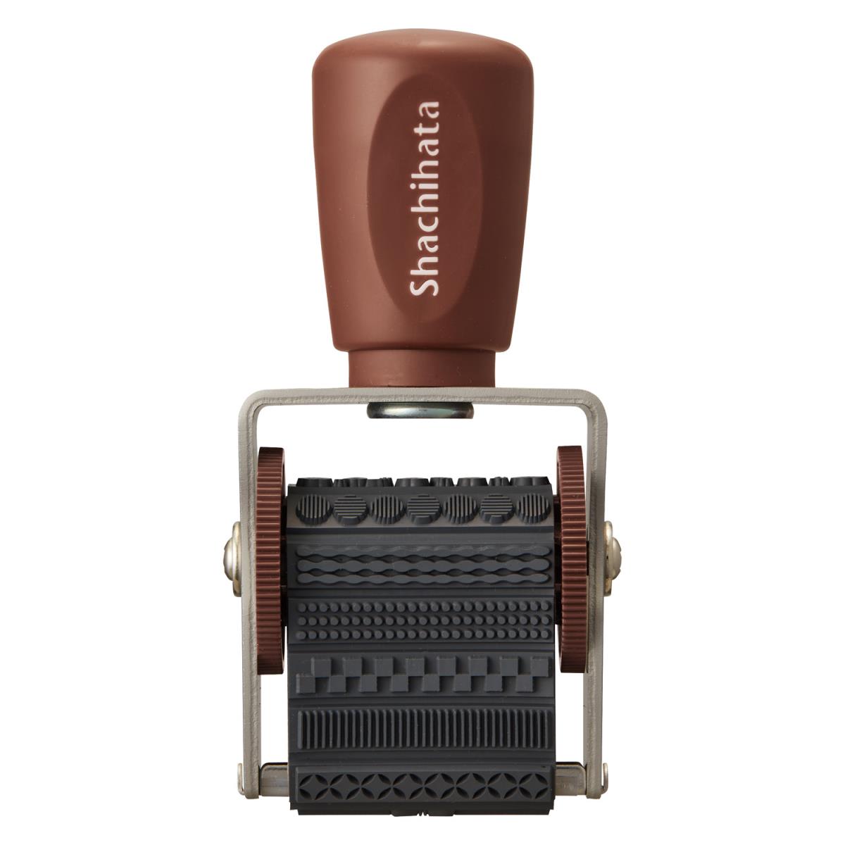 Shachihata Rotating decoration stamp (3 patterns - regular size) - NOMADO Store 