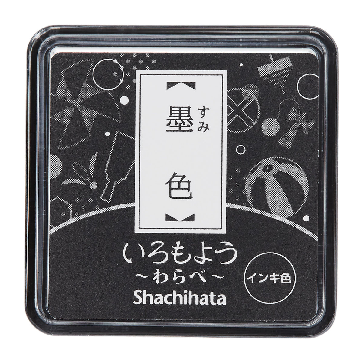 Iromoyo stamp pad by Shachihata (Mini size - black)