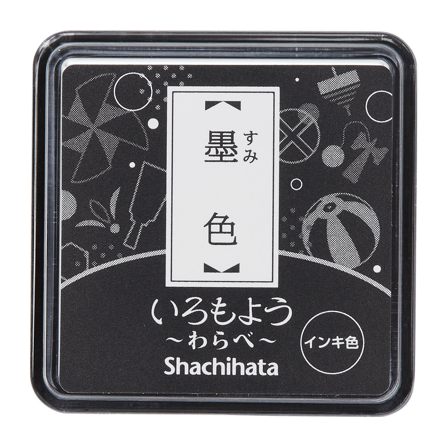 Iromoyo stamp pad by Shachihata (Mini size - black)