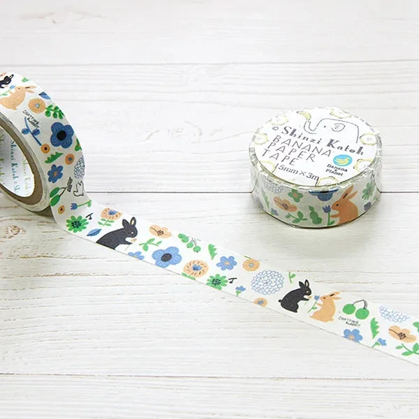 Shinzi Katoh Banana Paper Washi Tape – Chatting Rabbit