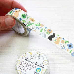 Shinzi Katoh Banana Paper Washi Tape – Chatting Rabbit
