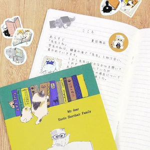 Shinzi Katoh – Cat Gold Foil Flake Stickers (3 designs)