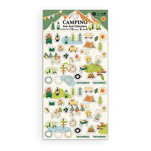 Shinzi Katoh Transparent Sticker Sheet (3 patterns - camping, mystic and Miyazawa)