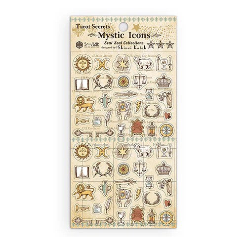 Shinzi Katoh Transparent Sticker Sheet (3 patterns - camping, mystic and Miyazawa)