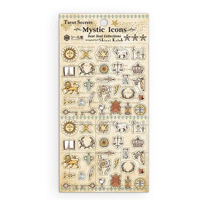 Shinzi Katoh Transparent Sticker Sheet (3 patterns - camping, mystic and Miyazawa)