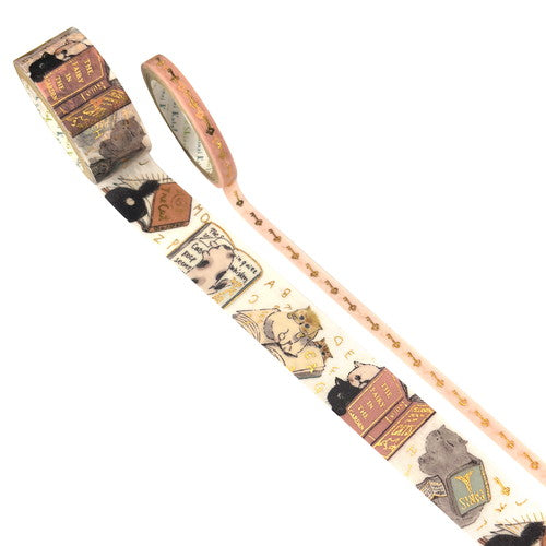 Shinzi Katoh – My Dear Cats Holographic Wide Washi Tape (19mm - 2 patterns)