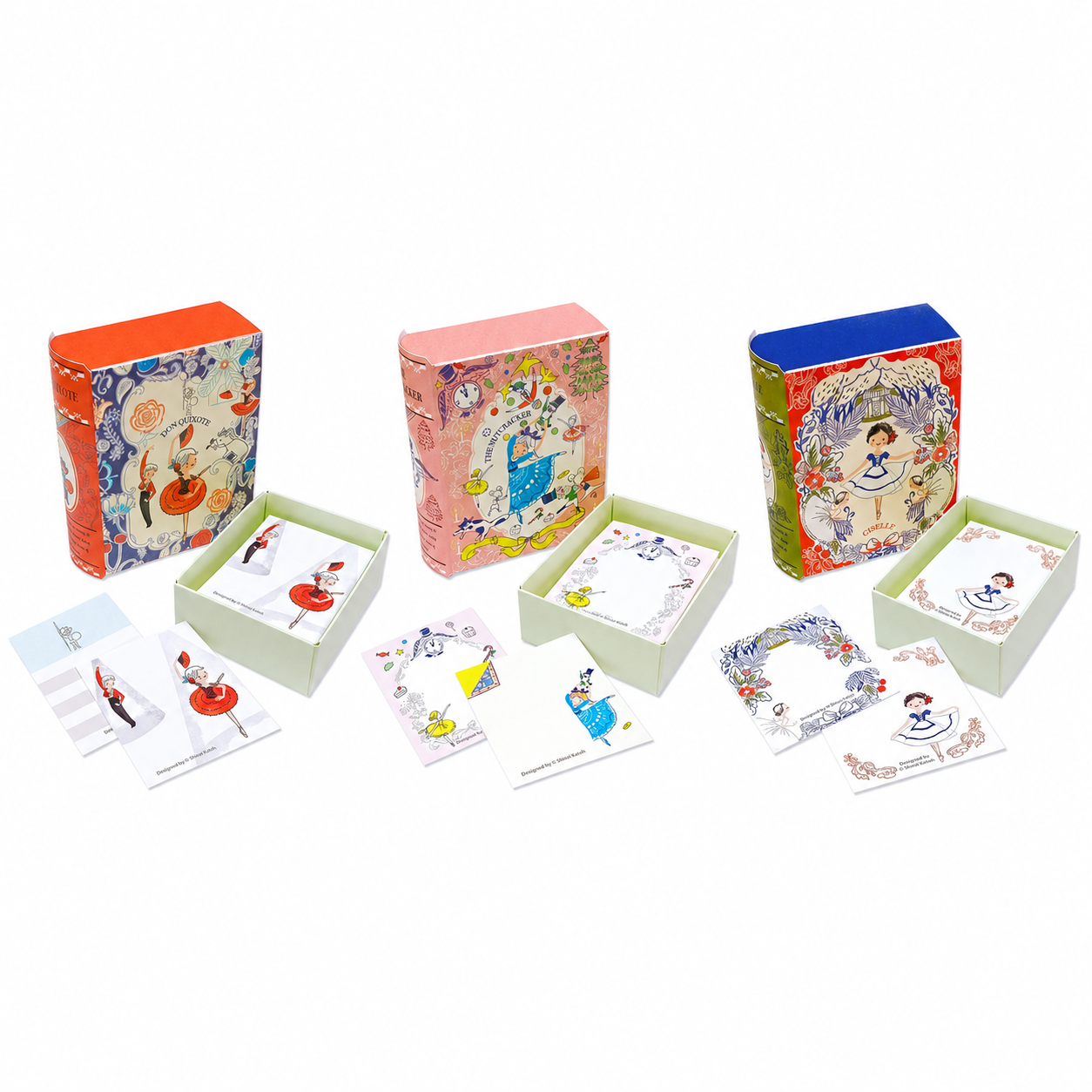 Shinzi Katoh Book-Shaped Memo Box – Ballet theatre (3 designs)