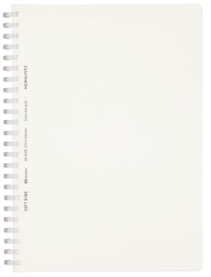 Kokuyo Soft Ring Clear Notebook A5 – Dot grid