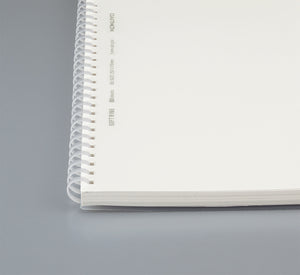 Kokuyo Soft Ring Clear Notebook A5 – Dot grid