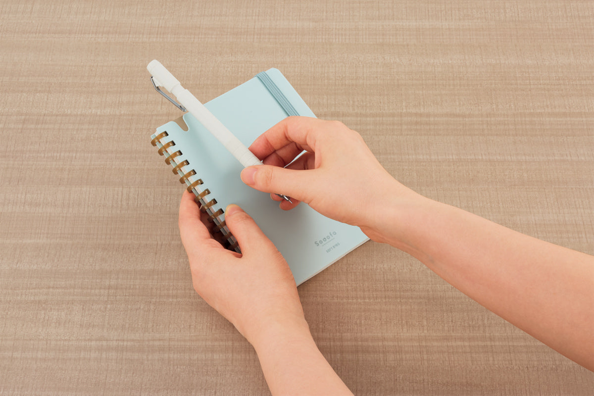Kokuyo Sooofa Soft Ring Notebook A6 – 4 mm Grid (2 colours)