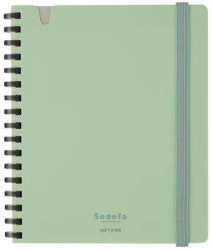 Kokuyo Sooofa Soft Ring Notebook A6 – 4 mm Grid (2 colours)