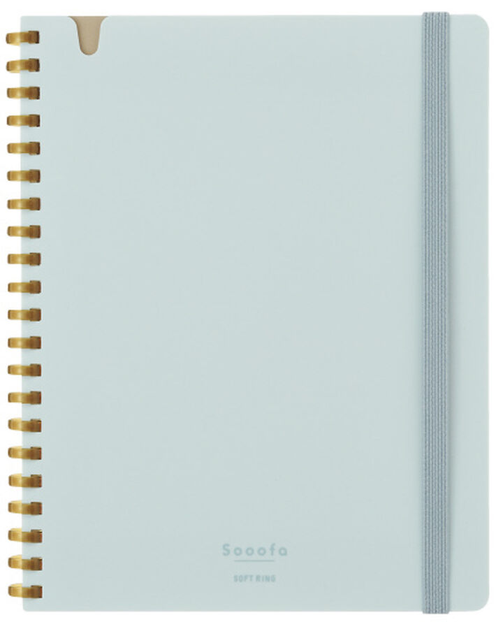 Kokuyo Sooofa Soft Ring Notebook B6 – 4 mm Grid (2 colours)