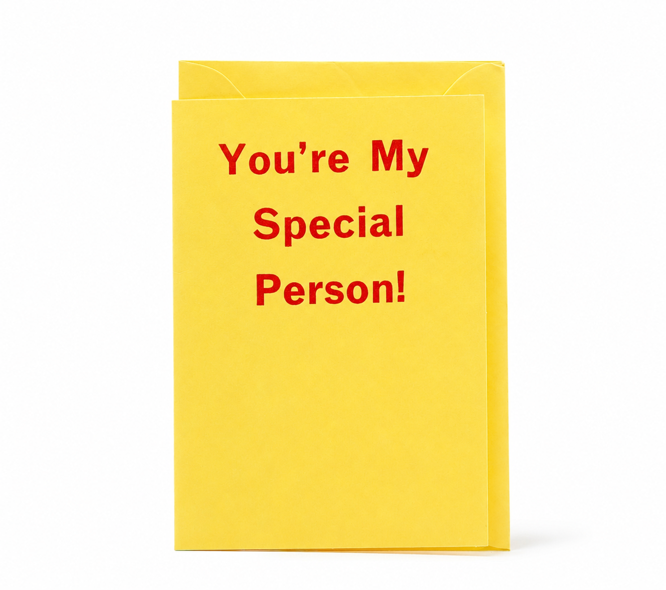 Nomado Kappan "Special Person" Letterpress Card (3 colours)