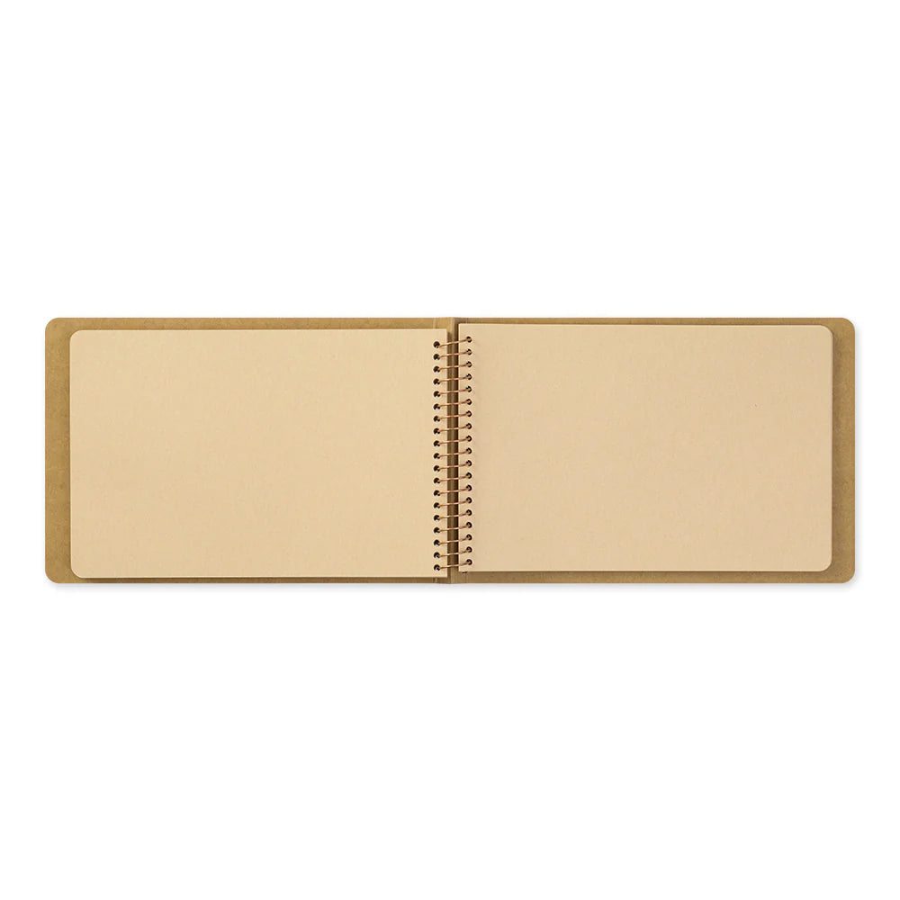 Traveler's company - Spiral ring notebook B6 blank DW kraft paper