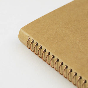 Traveler's company - Spiral ring notebook B6 blank DW kraft paper