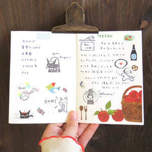 Cozyca Products x Aiko Fukawa A6 Stamp Book – Japanese Stamp Collection Notebook