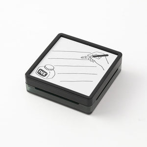 Midori - Paintable stamp - Pre-inked stationery