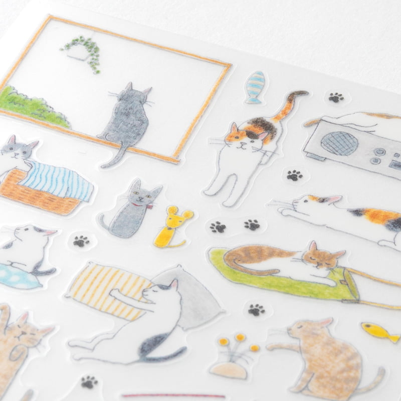 Midori Sticker - Cat (Medium) - NOMADO Store 