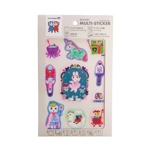 SANBY x Yumi Kitagishi Multi Stickers - Japanese Stickers (2 patterns)