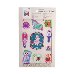 SANBY x Yumi Kitagishi Multi Stickers - Japanese Stickers (2 patterns)