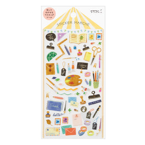 Midori Sticker Marché - Stationery