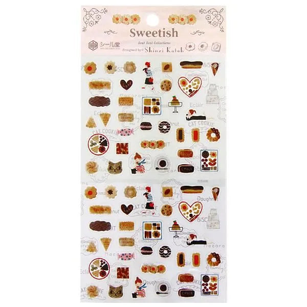 Shinzi Katoh Transparent Sticker Sheet (3 patterns)