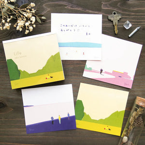 Cozyca X Taku Bannai- Memo pad - (2 patterns)