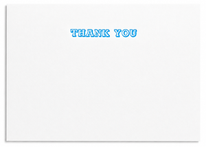 Nomado Kappan - Thank You – Letterpress Thank You Card (3 colours)