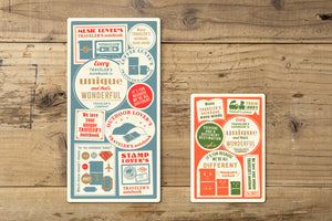 PRE-ORDER - 2027 Diary Traveler's Notebook (TRC) Plastic Underlay (Passport size)
