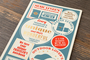 PRE-ORDER - 2027 Diary Traveler's Notebook (TRC) Plastic Underlay (Regular size)
