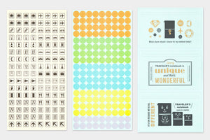 PRE-ORDER - 2027 Traveler's Notebook (TRC) - Diary Customize Sticker Set