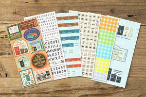 PRE-ORDER - 2027 Traveler's Notebook (TRC) - Diary Customize Sticker Set