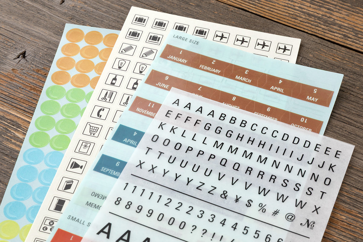 PRE-ORDER - 2027 Traveler's Notebook (TRC) - Diary Customize Sticker Set