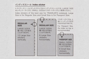 PRE-ORDER - 2027 Traveler's Notebook (TRC) - Diary Customize Sticker Set