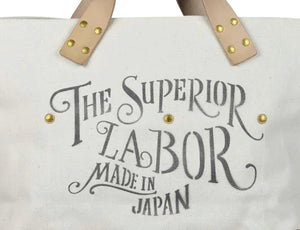 The Superior Labor engineer shoulder bag S natural body blue grey paint