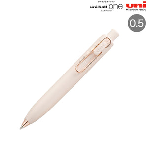 Mitsubishi Uni Gel Pen Uni-ball ONE P - (Limited edition Yogurt - rose gold clip)
