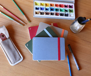 WATANABE Bookbinding Yokobon Sketch Notebook (2 colours)